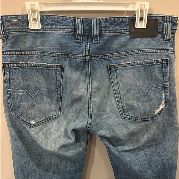 Diesel Blue Slim Straight Jeans Men's 34x34 - Picture 8 of 10